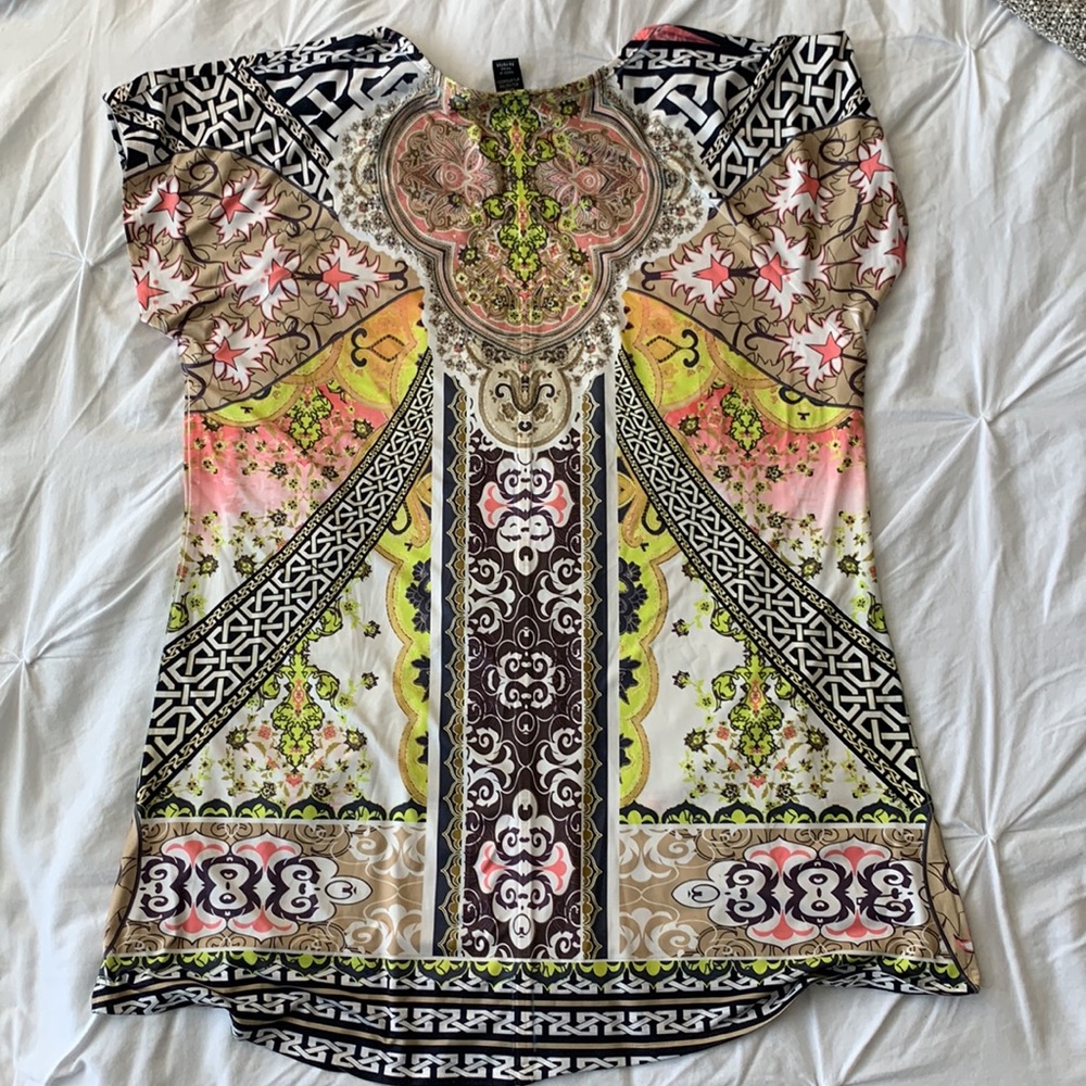 Colorful Patterned Style & Co. Top - Picture 2 of 5